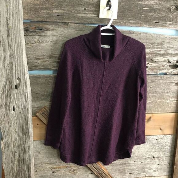 RICKI'S Size Med Purple Turtleneck Sweater - Picture 2 of 5